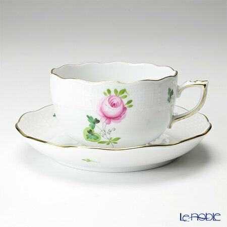 【P10倍・クーポン】ヘレンド(HEREND) ウィーンのバラ シンプル 00724-0-00 ティーカップ&ソーサー 200ml VRHS プレゼント おしゃ...