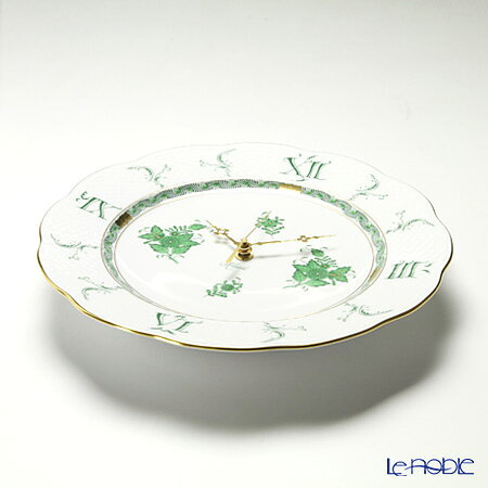 ヘレンド (HEREND) アポニーグリーン 00527-0-47 ウォールクロック 28.5cm HEREND ...