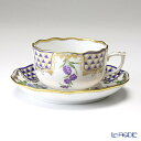 【P10倍・クーポン】ヘレンド(HEREND) ブルーダイヤモンド MTFC 20724-0-00/20724 ティーカップ&ソーサー 200ml ブルーダイヤ...