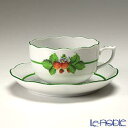 【P10倍・クーポン】ヘレンド(HEREND) ベリーアラカルト BAC-1(ストロベリー) 00724-0-00 ティーカップ&ソーサー 200ml プレゼン...
