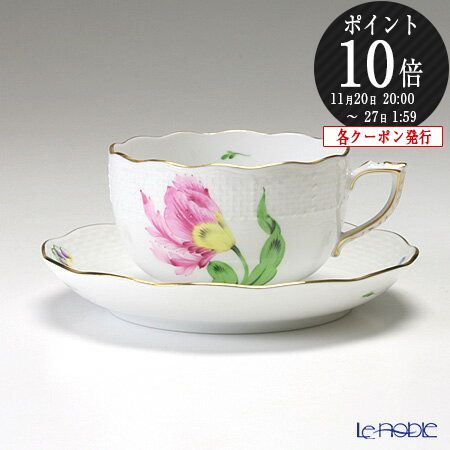 【P10倍・クーポン】ヘレンド(HEREND) キティ KY-2(ピンク) 00724-0-00/724 ティーカップ&ソーサー 200ml プレゼント おしゃ...