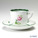 【ポイント10倍】ヘレンド(HEREND) ウィーンのバラ 00706-0-00 コーヒーカップ&ソーサー 160ml VRH コーヒ-カップ プレゼント おしゃれ かわいい 食器 ブランド 結婚祝い 内祝い 出産内祝い 出産祝い 結婚内祝い
