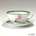 【P10倍・クーポン】ヘレンド(HEREND) ウィーンのバラ 00734-0-00/734 ティーカップ&ソーサー(ロウ) VRH プレゼント おしゃれ かわ...