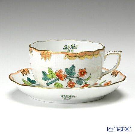 【P10倍・クーポン】ヘレンド(HEREND) ウィンザーの小枝 WBOS 00724-00-00 ティーカップ&ソーサー 200ml プレゼント おしゃれ か...