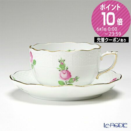 【P10倍・クーポン】ヘレンド(HEREND) プティットローズ PR 00724-0-00 ティーカップ&ソーサー 200ml プティットローズ(PR) プレ...