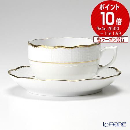 【P10倍・クーポン】ヘレンド(HEREND) ORE 00724-0-00/724 ティーカップ&ソーサー 200ml プレゼント おしゃれ かわいい 食器 ...