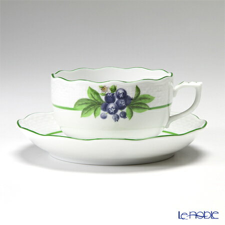 【P10倍・クーポン】ヘレンド(HEREND) ベリーアラカルト BAC-6(ビルベリー) 00724-0-00 ティーカップ&ソーサー 200ml プレゼント...