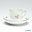 【P10倍・クーポン】ヘレンド(HEREND) ウィーンのバラ プラチナ 00707-0-00 モカカップ&ソーサー 150ml 食器 ブランド 結婚祝い 内祝い 出産内祝い 出産祝い 結婚内祝い