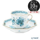 【P10倍・クーポン】ヘレンド(HEREND) インドの華ターコイズ FTQ オクタゴナルカップ&ソーサー 04304-0-00 コーヒ—カップ プ...