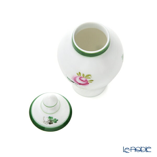 【ポイント10倍】ヘレンド(HEREND) ウィーンのバラ VRH ミニベース蓋付 9cm 06574-0-15 花瓶 フラワーベース おしゃれ ギフト [3]