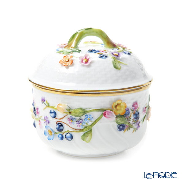 【P10倍・クーポン】ヘレンド(HEREND) CD シュガーポット フラワー 01463-0-66 食器 ブランド 結婚祝い 内祝い 出産内祝い 出産祝い 結婚内祝い