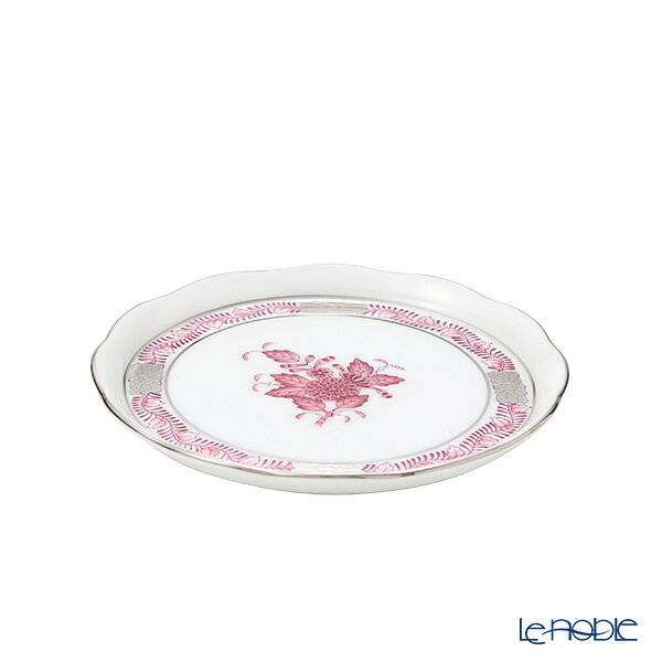 ヘレンド (HEREND) アポニーモーヴプラチナ AP2-PT 00341-0-00 コースター10cm /// プレート お皿 皿 花柄 おしゃれ かわいい 食器 高級 ブランド // ギフト プレゼント 贈り物 結婚祝い 引き出物 お祝い 内祝い le-noble-10117470 ブランド洋食器の店ル・ノーブル サンプル画像2