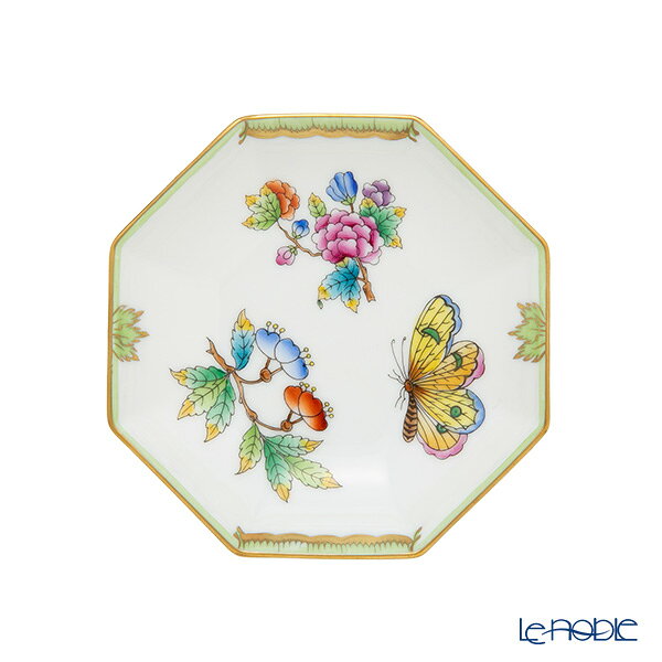 【P5倍・クーポン】ヘレンド (HEREND) ヴィクトリア・ブーケ VBO 小皿 オクタゴナル 11cm 04307-1-00 ヘレンド HEREND ヴィクトリアブーケ ヴィクトリア・ブーケ VBO プレート 皿