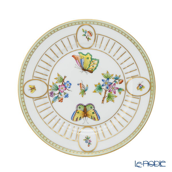 乐天商城 - 【P10倍・クーポン】ヘレンド (HEREND) ヴィクトリア・ブーケ VBO アンピールデザートプレート 19.5cm 04463-0-00 HEREND ブランド ヴィクトリアブーケ ヴィクトリア・ブーケ VBO プレート お皿 ディッシュ