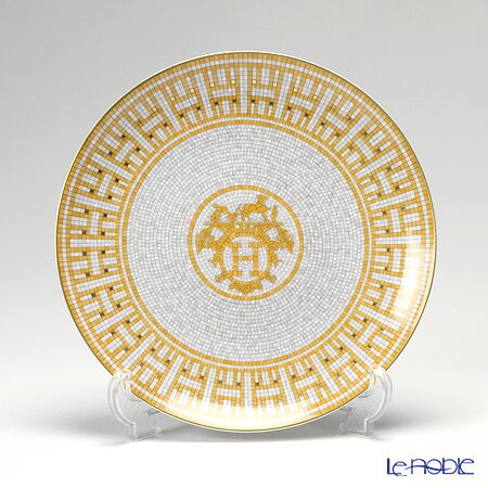 エルメス (HERMES) モザイク ヴァンキャトル デザートプレート 21cm 皿 お皿 食器 ブランド 結婚祝い 内祝い 出産内祝い 出産祝い 結婚内祝いのサムネイル