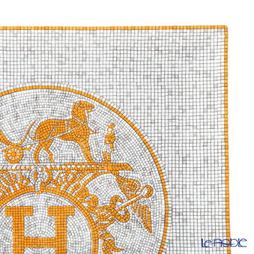 エルメス (HERMES) モザイク ヴァンキャトル プチカレ(プレート) 23×23cm No.5 皿 お皿 食器 ブランド 結婚祝い 内祝い