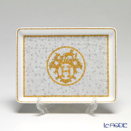 【ポイント10倍】エルメス (HERMES) モザイク ヴァンキャトル コレクション アジアティック 長方形皿 16×12cm プレート お皿 食器 ブランド 結婚祝い 内祝い