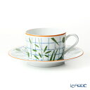 【P10倍・クーポン】エルメス (HERMES) ウォーク・イン・ザ・ガーデン ティーカップ&ソーサー グリーン /// カップアンドソーサー おしゃれ ブラン...