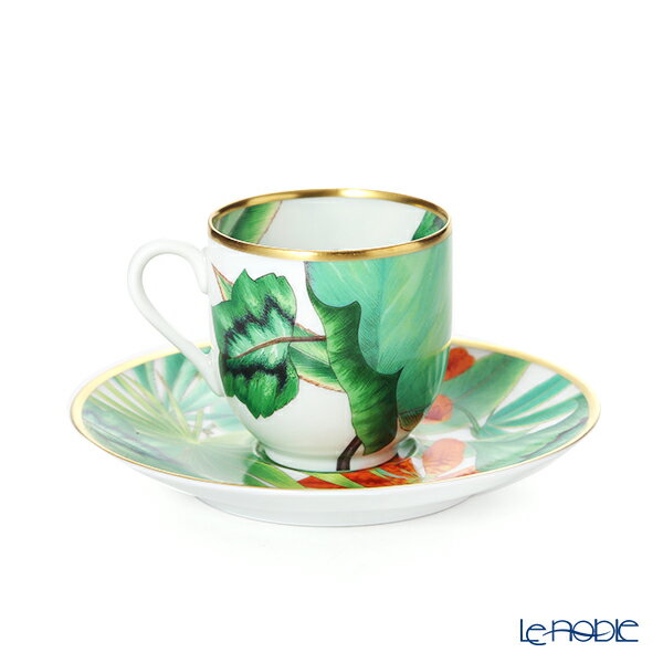 エルメス (HERMES)パシフォリア コーヒーカップ＆ソーサー 100ml 044017P デミタス...