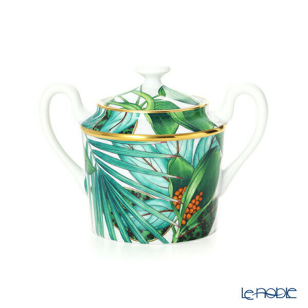 【P10倍・クーポン】エルメス (HERMES)パシフォリア シュガーポット 210ml 044020P 食器 ブランド 結婚祝い 内祝い 出産内祝い 出産祝い...