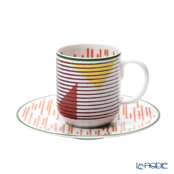 【ポイント10倍】エルメス (HERMES) イポモビル コーヒーカップ＆ソーサー No.2 100ml 048117P デミタス／エスプレッソ用 食器 ブランド 結婚祝い 内祝い 出産内祝い 出産祝い 結婚内祝いのサムネイル