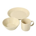 イッタラ (iittala) ティーマ マグカップ&プレート21cm&ボウル15cm リネン 3点セット 食器 北欧 食器セット お祝い 結婚祝い 出産内祝い ...