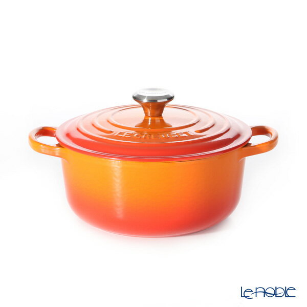 【ポイント10倍】ル・クルーゼ (LeCreuset) シグニチャーココットロンド 20cm オレンジ ルクルーゼ 結婚祝い ココット・ロンド 鍋 お鍋 キッチン 用品 雑貨 調理