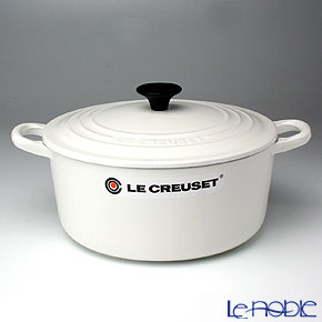 ル・クルーゼココット・ロンド 22センチホワイト