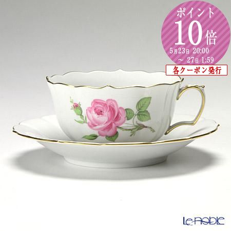 マイセン (Meissen) ピンクのバラ 020110／00633 ティーカップ＆ソーサー 150ml おしゃれ かわいい ホワイトデー バレンタインデー 食器 ブランド 結婚祝い 内祝い 出産内祝い 出産祝い 結婚内祝い