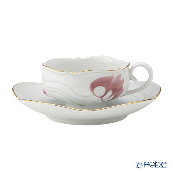 マイセン ティーカップ 【ポイント10倍】マイセン (Meissen) 風の花 660410／23633 ティーカップ＆ソーサー 150ml プレゼント おしゃれ かわいい 食器 ブランド 結婚祝い 内祝い 出産内祝い 出産祝い 結婚内祝い