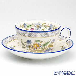 ミントン　ハド

ンホール　トレリスブルー　ティーカップ＆ソーサー