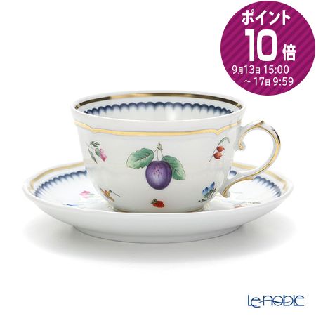 リチャードジノリ ジノリ1735／リチャード ジノリ(GINORI 1735／Richard Ginori) イタリアンフルーツ ティーカップ＆ソーサー 240ml リチャードジノリ リチャード・ジノリ プレゼント おしゃれ かわいい 食器 ブランド 結婚祝い 内祝い 出産内祝い 出産祝い 結婚内祝い