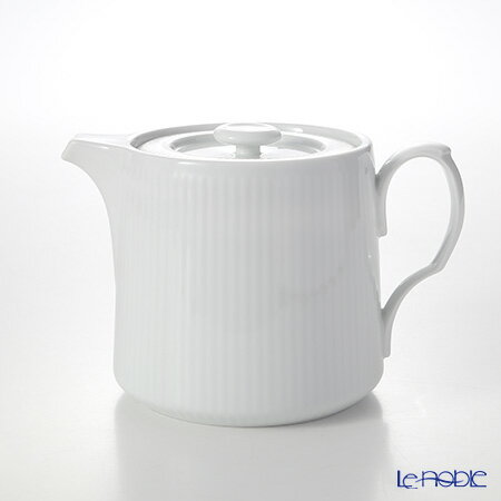 ロイヤルコペンハーゲン (Royal Copenhagen) ホワイト フルーテッド プレイン ティーポット 600ml 2408129／1020509 北欧 ホワイトフルーテッド 食器 ブランド 結婚祝い 内祝い 出産内祝い 出産祝い 結婚内祝いのサムネイル