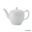 【ポイント10倍】ロイヤルコペンハーゲン (Royal Copenhagen) ホワイト フルーテッド プレイン ティーポット(M) 700ml 2408135 北欧 ホワイトフルーテッド 食器 ブランド 結婚祝い 内祝い 出産内祝い 出産祝い 結婚内祝い