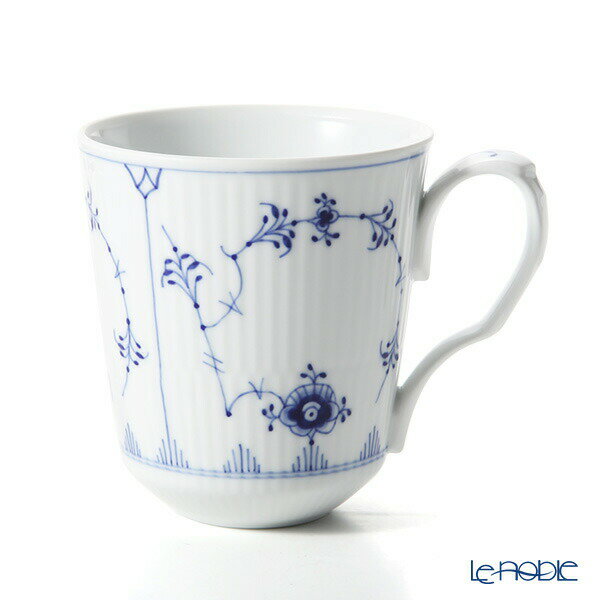 【P10倍・クーポン】ロイヤルコペンハーゲン (Royal Copenhagen) ブルー フルーテッド プレイン マグ(L) 380ml 1101103／1017179 北欧 ブルーフルーテッド マグカップ プレゼント おしゃれ かわいい 食器 ブランド 結婚祝い 内祝い 出産内祝い 出産祝い 結婚内祝いのサムネイル