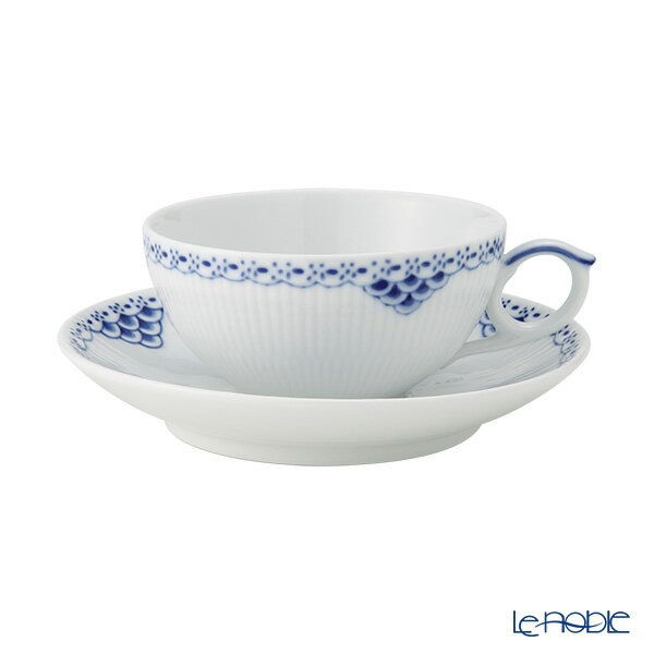 【ポイント10倍】ロイヤルコペンハーゲン (Royal Copenhagen) プリンセス ブルー ティーカップ＆ソーサー 200ml 1104080／1017247 /// ティーカップ おしゃれ 北欧 紅茶カップ 高級 ブランド // ギフト プレゼント 結婚祝い 引き出物 お祝い 内祝い