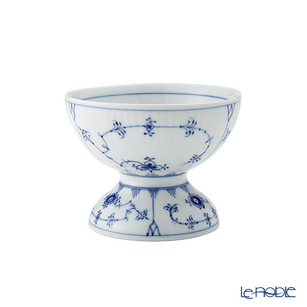 ロイヤルコペンハーゲン (Royal Copenhagen) ブルー フルーテッド プレイン ボウル 足つき 10×8cm 北欧 ブルーフルーテッド 食器 ブランド 結婚祝い 内祝い 出産内祝い 出産祝い 結婚内祝いのサムネイル