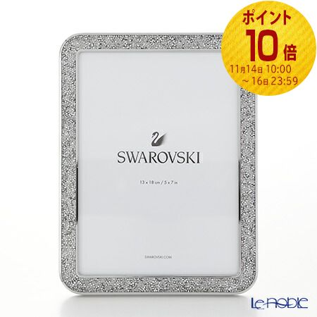 【10/1クーポン・P10】スワロフスキー Minera フォトフレーム (M) シルバー SWV5-351-296 17AW Swarovski クリスマス
