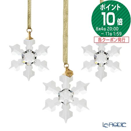 スワロフスキー オーナメントセット Annual Edition SWV5634889 22AW 2022年度限定生産品 クリア Swarovski クリスマス 飾り 装飾