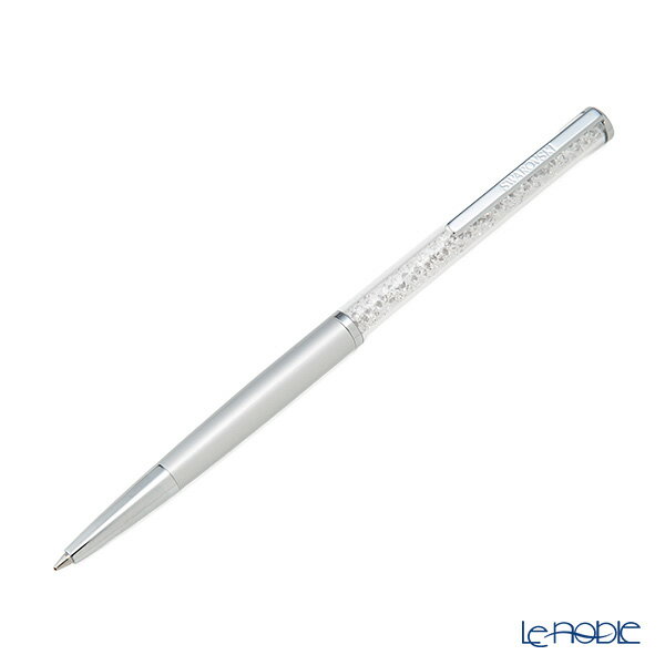 【12/1クーポン・P10】 スワロフスキー Crystalline Silk ボールペン (グレー／グレーラッカー) SW5709613 25SS スワロフスキー Swarovski