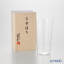 うすはりビールグラス 【ポイント10倍】松徳硝子 うすはり タンブラー(L)375ml 【木箱入】 /// うすはりグラス ビールグラス タンブラー ガラス ハイボールグラス カクテルグラス ガラスコップ おしゃれ お酒 食器 高級 ブランド 薄い 薄張り 薄口 // ギフト プレゼント 引き出物 お祝い 内祝い