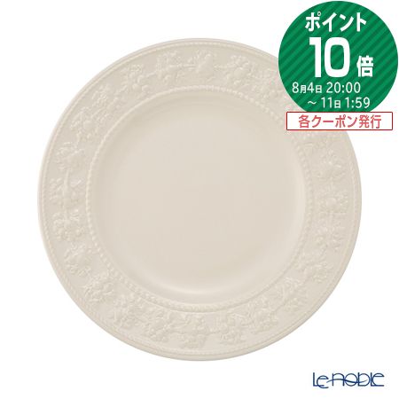 【ポイント10倍】ウェッジウッド (Wedgwood) フェスティビティ プレート 27cm(アイボリー)【あす楽】 /// プレート 皿 おしゃれ お皿 花柄 フルーツ 可愛い 大皿 ウエッジウッド 食器 高級 ブランド // ギフト プレゼント 贈り物 結婚祝い 引き出物 お祝い 内祝い