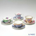 【ポイント14倍】ウェッジウッド (Wedgwood) バタフライブルーム ティーカップ＆ソーサー 4客セット ウエッジウッド 結婚祝い 内祝い お祝い おしゃれ かわいい 食器 ブランド