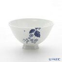 ウェッジウッド 茶碗 ウェッジウッド (Wedgwood) ストロベリーブルームインディゴ ライスボウル L 12cm 男性用 /// お茶碗 おしゃれ 可愛い 花柄 イチゴ 食器 高級 ブランド 和風 和食器風 ウエッジウッド // ギフト プレゼント 贈り物 結婚祝い 引き出物 お祝い 内祝い