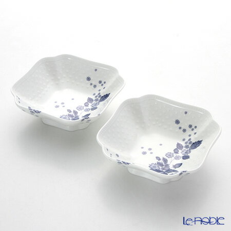 【P10倍・クーポン】ウェッジウッド (Wedgwood) ストロベリーブルームインディゴ スモールボウル 14×14cm ペア ウエッジウッド Wedgwood ストロベリーブルーム インディゴ 食器セット