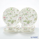 ウェッジウッド 食器 【ポイント10倍】ウェッジウッド (Wedgwood) スウィートプラム トリオセット(ピオニー) ペア ウエッジウッド 結婚祝い 内祝い お祝い 食器セット 出産内祝い 出産祝い 結婚内祝い プレゼント ブランド