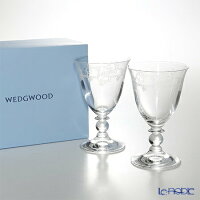 ウェッジウッド (Wedgwood) フェスティビティ クリスタル ワイン 200ml ペア ウエッジウッド 結婚祝い 内祝い お祝い グラス ワイングラス 兼用 ギフト 食器 ブランド