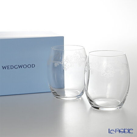 【ポイント10倍】ウェッジウッド (Wedgwood) フェスティビティ クリスタル タンブラー 200ml ペア【あす楽】 /// 2客セット タンブラー ガラス グラス ペアグラス ガラスコップ おしゃれ 高級 ブランド // ギフト プレゼント 贈り物 結婚祝い 引き出物 お祝い 内祝い