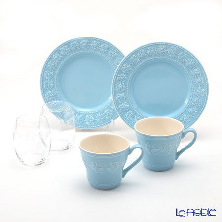 ウェッジウッド 食器 【P10倍・クーポン】ウェッジウッド (Wedgwood) フェスティビティ 6点セット(ブルー) ウエッジウッド 結婚祝い 内祝い お祝い 食器セット 出産内祝い 出産祝い 結婚内祝い プレゼント ブランド