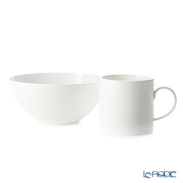 ウェッジウッド 食器 【先着クーポンあり】ウェッジウッド (Wedgwood) ジオ マグ 350ml ＆ ボウル 16cm セット ウエッジウッド 結婚祝い 内祝い お祝い 食器セット 出産内祝い 出産祝い 結婚内祝い プレゼント ブランド